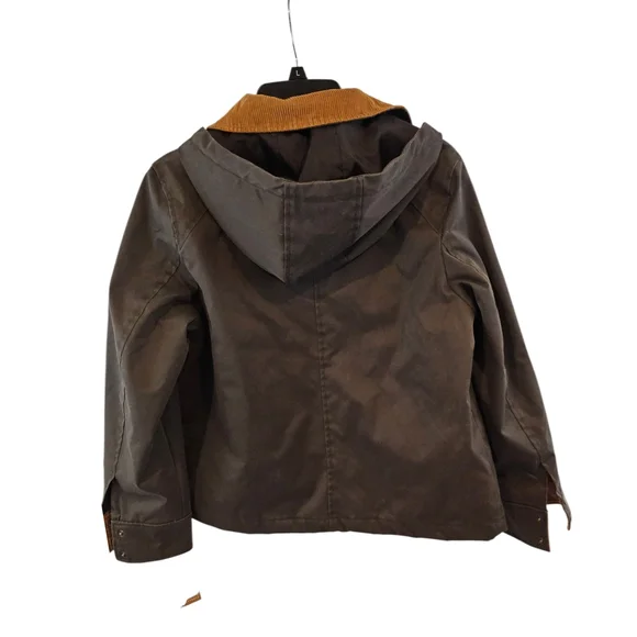 Sanctuary Size S Weather Resistant Jacket Corduroy Trim Utility Style Hooded - Picture 7 of 13